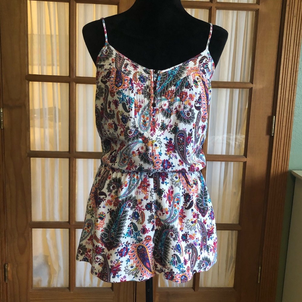 American Eagle Outfitters Paisley Romper